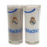 Real Madrid F.C. 2pk High Ball Glass