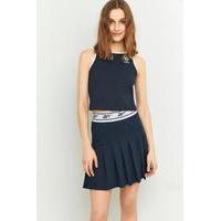 reebok pleated navy tennis mini skirt navy