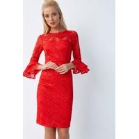 Reded Bodycon Dress