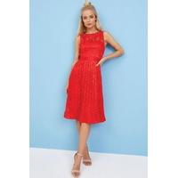 Red Midi Dress