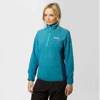 regatta womens trailhike half zip fleece blue blue