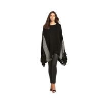 Replay Slouchy Fringed Poncho