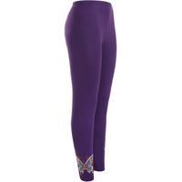 Reina Rainbow Butterfly Stud Leggings - Purple