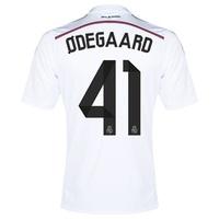 Real Madrid Home Shirt 2014/15 - Kids with Odegaard 41 printing, Pink