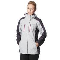 regatta womens calderdale waterproof jacket light grey light grey