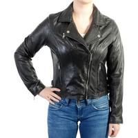 Redskins Veste Bridget Rivoli Black women\'s Leather jacket in black