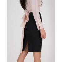 REGAL - Fitted Black Pencil Skirt