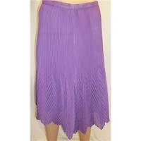 Reiss Size 8 Mauve Accordion Pleat Skirt