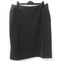 retro bhs size 20 black patterned skirt