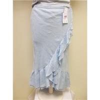 Rene Derby Light Blue Long Linen/Silk Skirt Rene Derby - Blue - Long skirt