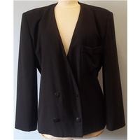 Retro 1980\'s Giorgio armani size 8 black smart jacket
