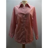 Reduced to clear Marks and Spencer\'s Striped shirt Marks and Spencer - Size: 18 - Red - Long sleeved shirt