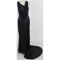 Rena Koh size 12 long black evening dress