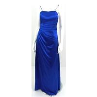 Rena Zhang Couture Royal Blue Empire Line Bridesmaid Dress with Corset Back