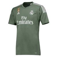 real madrid home goalkeeper shirt 2017 18 green