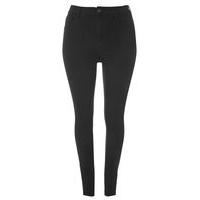 Regular 30\" Black Skinny Trousers, Black