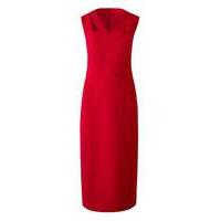 Red Magiscuplt Cut Out Bodycon Dress