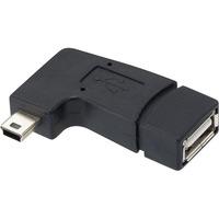 Renkforce 1333761 USB 2.0 Adapter Mini-B To Socket A - Right Angle