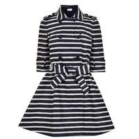 RED VALENTINO Striped Three Quarter Length Coat