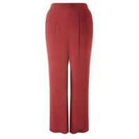 Red Wide Leg Trousers, Red