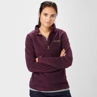 regatta womens embrace quarter zip fleece purple