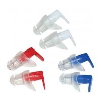 red clear swimtech swim ear plugs