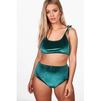 Rebecca Velvet Bikini - green