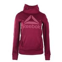 reebok workout ready pullover hoodie womens rebel berrypoison pink