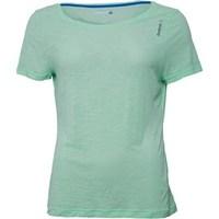 reebok womens workout ready speedwick playdry training top sea green