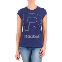 Reebok Classic STUDDED women\'s T shirt in blue