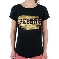 reebok sport gymana gt womens t shirt in black