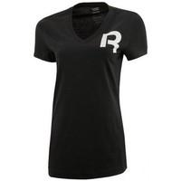 reebok sport cr drop tee womens t shirt in black