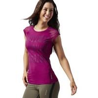 Reebok Sport Cardio Tshirt women\'s T shirt in purple