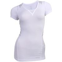Reebok Sport Easytone Taped Short Sleeve women\'s T shirt in white