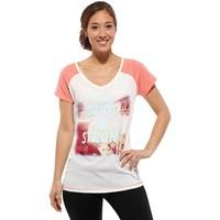 reebok sport yoga good womens t shirt in white