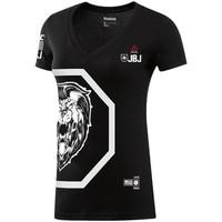 Reebok Sport Ufc Fan Fighters Jon Bones Jones women\'s T shirt in black