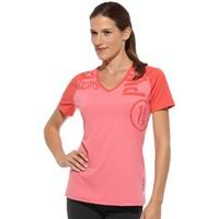 Reebok Sport RF SS Vnec women\'s T shirt in red