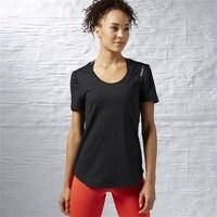 reebok sport workout ready womens t shirt in multicolour