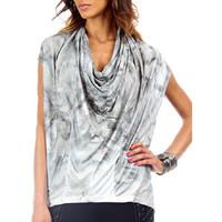 Religion Top QUINN women\'s Blouse in grey