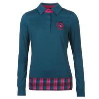 requisite long sleeve polo shirt ladies