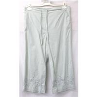Retro - BHS - Size: M - Green - Cropped trousers