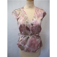 Red Herring wrap around top size 12