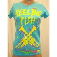 reel big fish small blue band t shirt