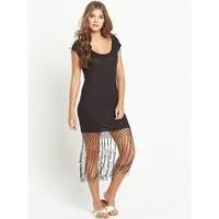 Resort Fringe Jersey Cover Up