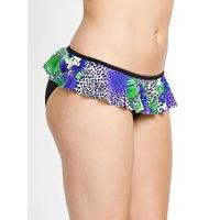 Resort Curve Swimskirt In Tropical Print