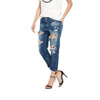 Replay Gracelly Rip Boyfriend Jeans