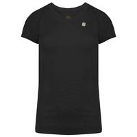 retton mesh panel stretch jersey t shirt in black tokyo laundry active