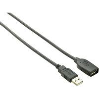 Renkforce 1365368 USB 2.0 Connector A to Socket A Cable - 10m - Black
