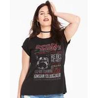 Rebel Hearts Nibbled Rock Tshirt