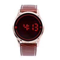 relogio masculino mens led touch screen digital date clock watches men ...